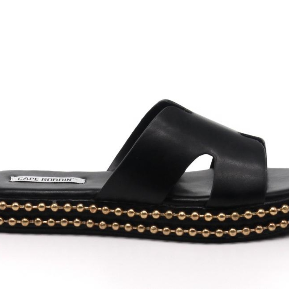 Cape Robbin RUSH Flat Slides Sandals Snake Color - Picture 6 of 8
